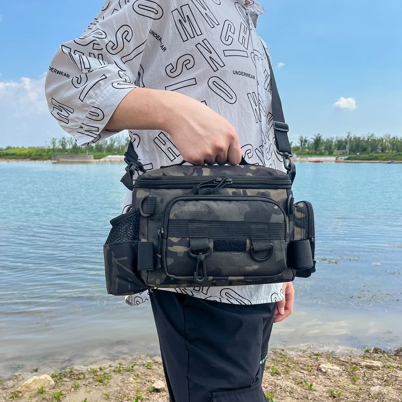 Fishing Backpack - Bolsa Táctica Multifuncional para Cintura, Pecho