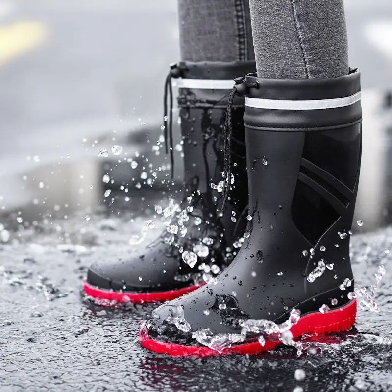 Botas de Lluvia de Tubo Medio  - Fishing Boots reseña y precio