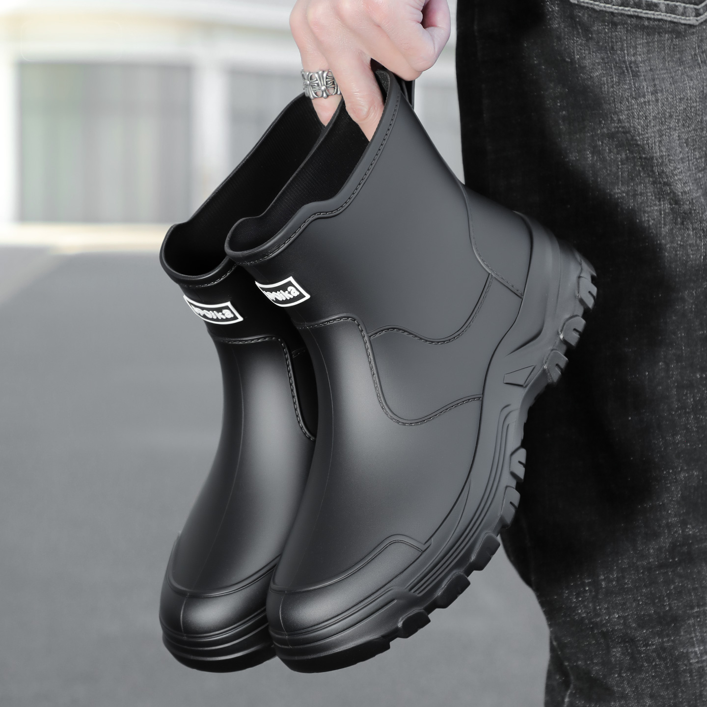 Botas de lluvia a media pantor - Fishing Boots reseña y precio