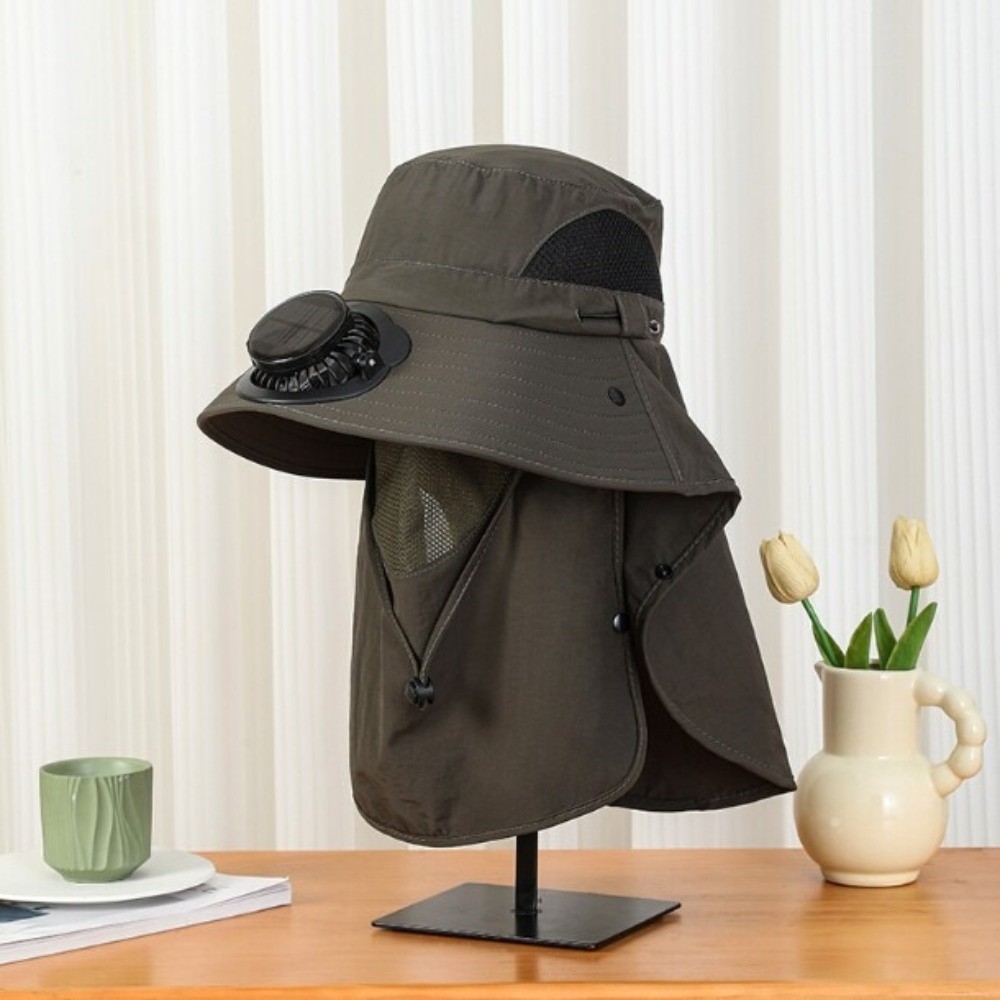 Sombrero con Ventilador Solar  - Fishing Hat reseña y precio